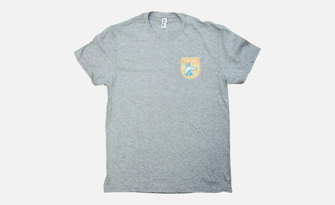 TEAM BOBA T-SHIRT - Heather Gray