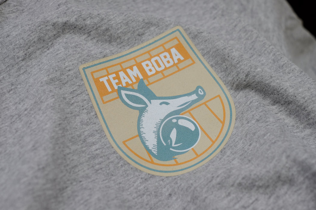 TEAM BOBA T-SHIRT - Heather Gray